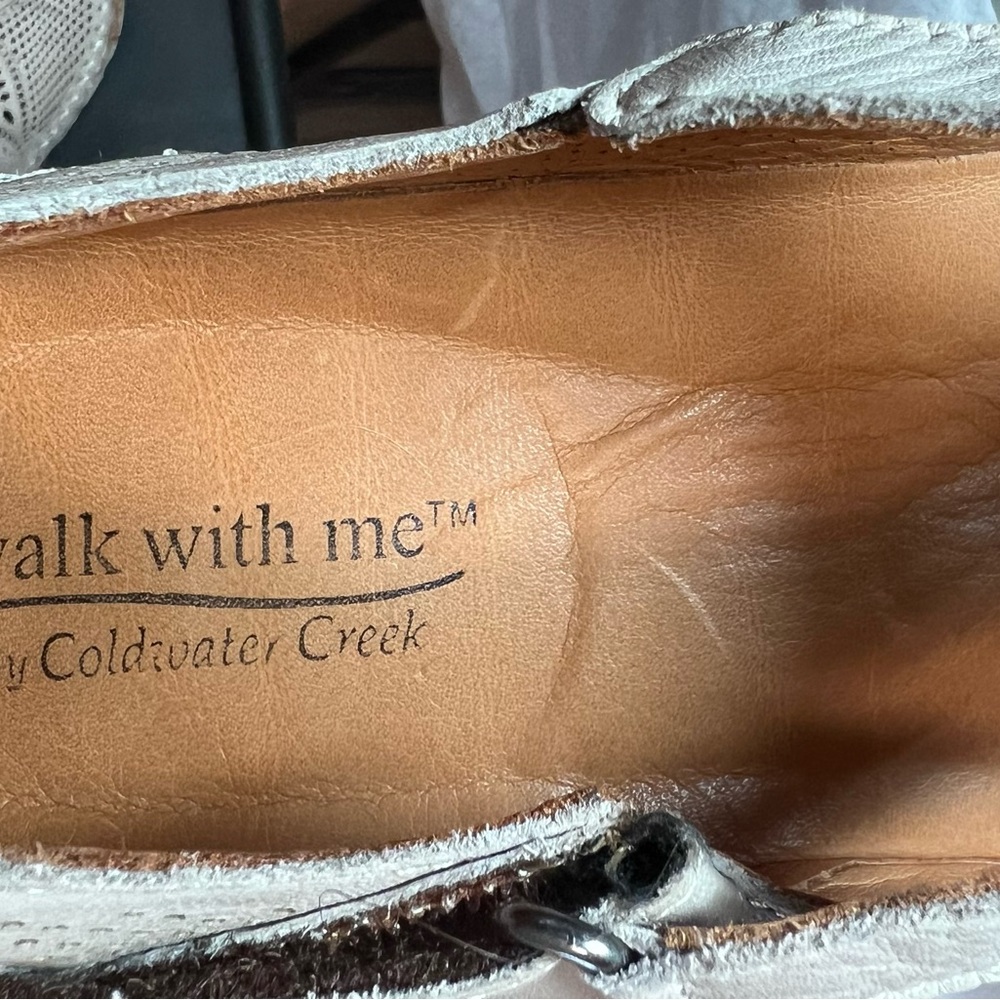 Coldwater Creek Taupe Perforated Loafers - Picture 11 of 11